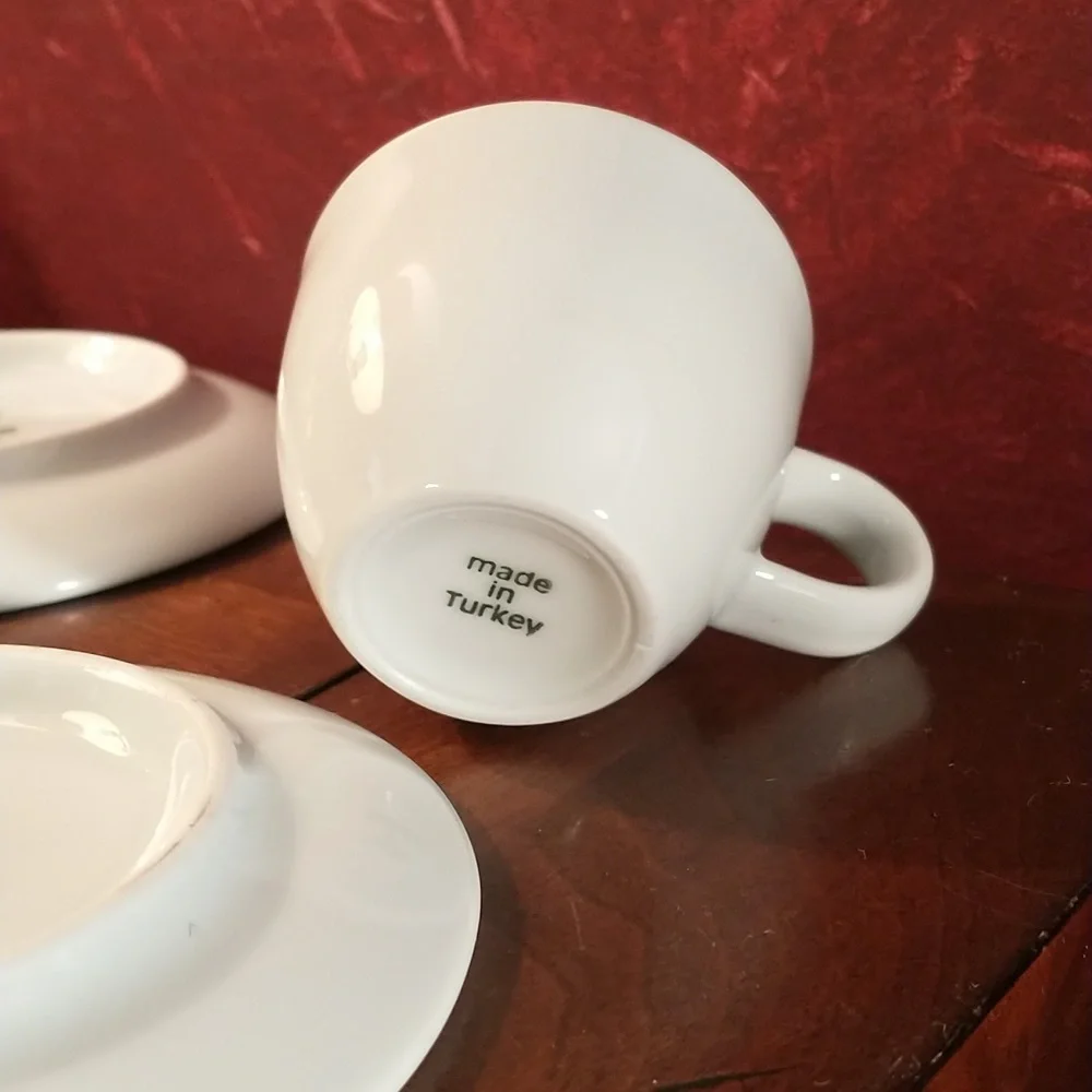 Sur La Table Turkish Espresso Cup & Saucer - Set of 2